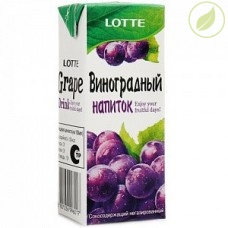 Напиток со вкусом винограда, "Лотте", 190 мл